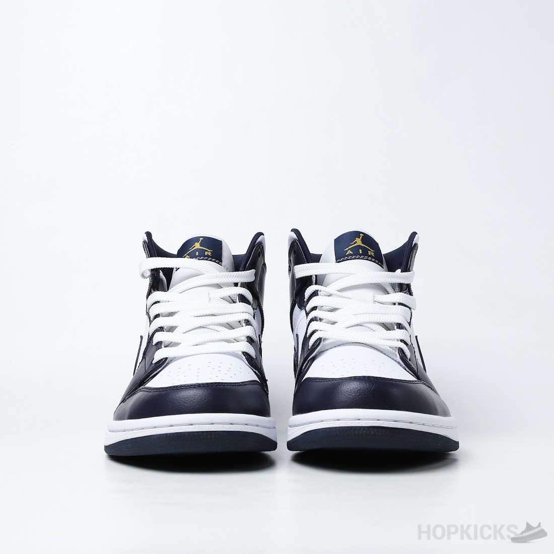 air jordan 1 mid obsidian metallic gold